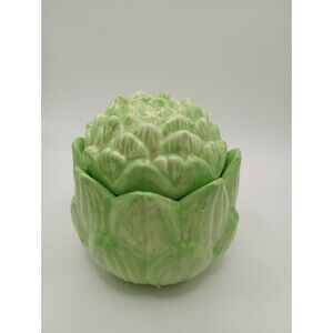 Vintage Arnel’s Ceramic Artichoke Sugar Or Condiment Bowl Without Spoon